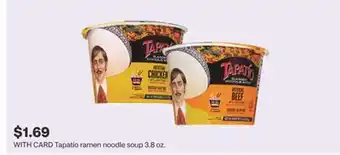 CVS Tapatío ramen noodle soup 3.8 oz offer