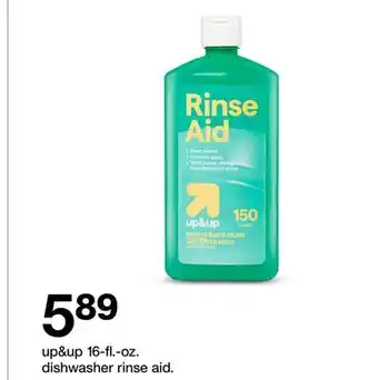 Target up & up 16-fl.-oz. dishwasher rinse aid offer