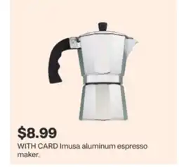 CVS Imusa aluminum espresso maker offer