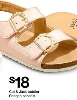 Target Cat & Jack toddler Reagan sandals offer