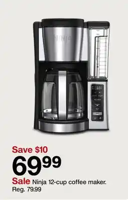 Target Ninja 12-cup coffee maker offer