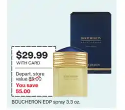 CVS BOUCHERON EDP spray 3.3 oz offer