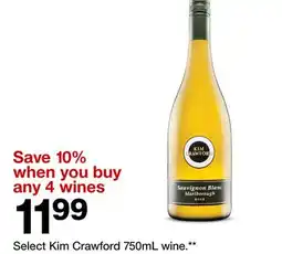 Target Select Kim Crawford 750mL wine offer