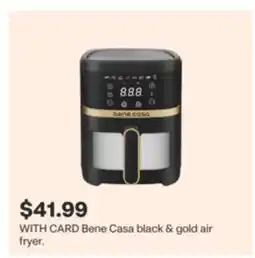 CVS Bene Casa black & gold air fryer offer