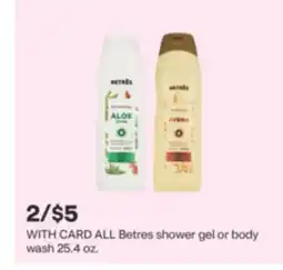 CVS ALL Betres shower gel or body wash 25.4 oz offer