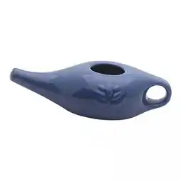 Walmart TOOYFUL 2x250ml Ceramic Pot Nose Cleaning Pot for Removes Dust Nose Washing Blue offer