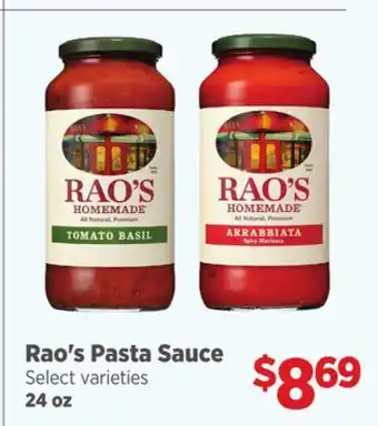 Gordon Food Services Rao's Pasta Sauce offer