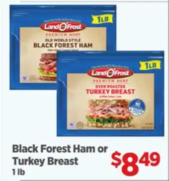 Gordon Food Services Black Forest Ham or Turkey Breast offer