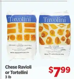 Gordon Food Services Chese Ravioli or Tortellini offer