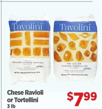 Gordon Food Services Chese Ravioli or Tortellini offer