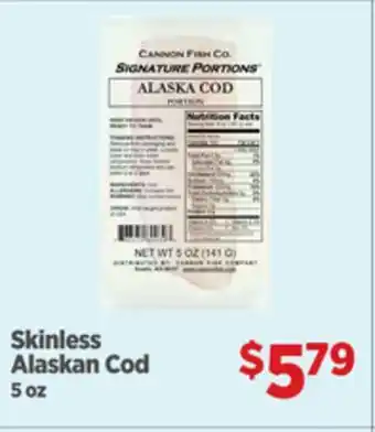 Gordon Food Services Skinless Alaskan Cod offer