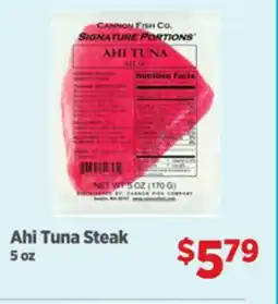 Gordon Food Services Ahi Tuna Steak offer