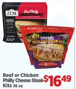 Gordon Food Services J.T.M. Beef or Chicken Philly Cheese Steak Kits offer