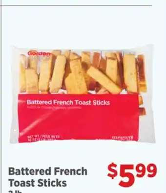 Gordon Food Services Battered French Toast Sticks offer