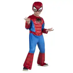 Walmart Licensed Marvel Spidey Amazing Friends Spider-Man Toddler Padded Costume 3T-4T offer