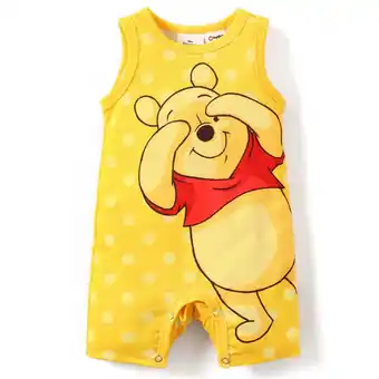 Walmart Disney Winnie the Pooh Baby Bodysuits,Graphic Striped Sleeveless Outfits for Gifts, Sizes 0/3-24M offer