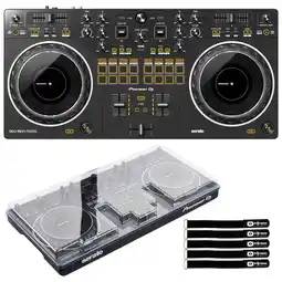 Walmart Pioneer DJ DDJ-REV1 Scratch Style 2-Channel DJ Controller with Decksaver Controller Cover Package offer