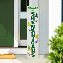 Walmart Northlight Beware of Shenanigans St. Patrick's Day Porch Board Sign Decoration - 36 offer