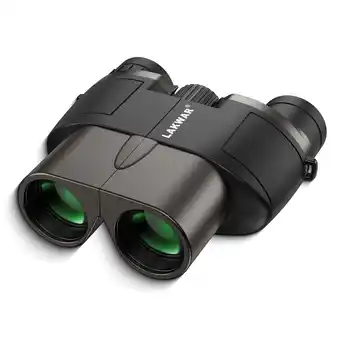 Walmart LAKWAR 10x25 Compact Binoculars for Adults and Kids，Binoculars for Bird Watching Hunting-Black offer