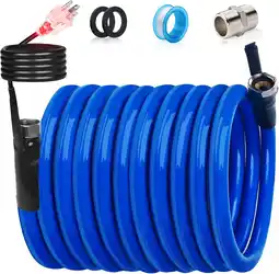 Walmart Scilulu S100, 21.9 lbs Steel, Heated Water Hose for RV Water System, -45F Antifreeze 100' Length offer