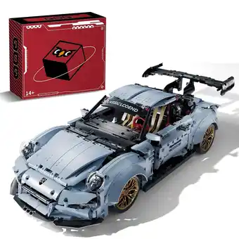 Walmart QOQ BRICK 1:10 Sports Car 911, Racing Model Toy, Decor Collectible Building Kit for Adult (2100 Pcs) offer