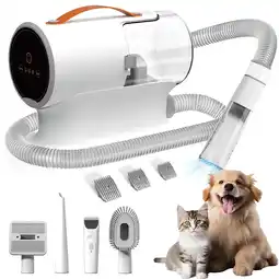 Walmart AIRROBO Pet Grooming Kit & Vacuum , Professional Grooming Deshedding Clipper Tools for Dogs Cats offer