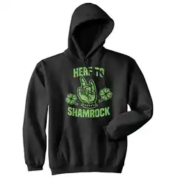 Walmart Here To Shamrock Hoodie Funny St Patricks Day Shirt Cool Outfit for Parade Fun Graphic Sweatshirt offer