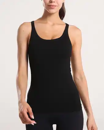 Walmart Women's Ribbed Workout Tank Tops with Built in Bra Racerback Athletic Top offer