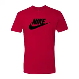 Walmart Nike Men's T-Shirt Logo Swoosh Printed Athletic Active Short Sleeve Shirt, Black, M offer