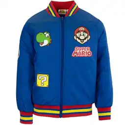 Walmart Nintendo Super Mario Bomber Jacket Boys, Mario and Luigi (Sizes 4-18) offer