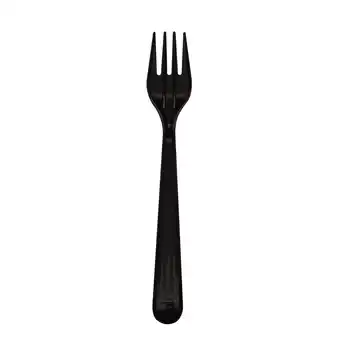 Walmart Karat PP Plastic Premium Extra Heavy Weight Forks - Black - 1,000 ct offer