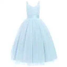 Walmart IDOPIP Flower Girl Dresses for Wedding Spaghetti Strap Tulle Princess Pageant Birthday Party Gown offer