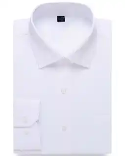 Walmart Alimens & Gentle Mens Basic Business Dress Shirts Long Sleeve Button Down Shirt offer