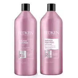 Walmart Redken Volume Injection Shampoo and Conditioner Set, 33 oz Each offer