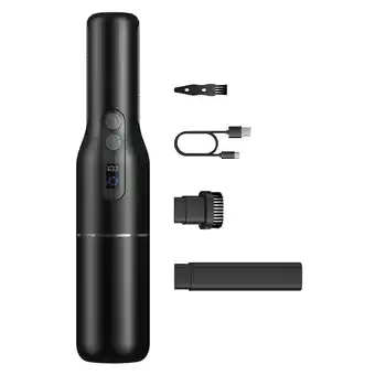 Walmart Fanttik V7 Pocket Cordless Handheld Car Vacuum - 11000Pa - LED Display - Fast Charge - Black offer