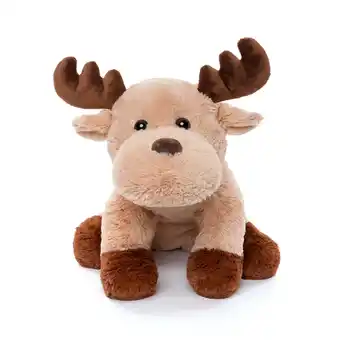 Walmart WEIGEDU Adorable Caribou Furry Reindeer Elk Moose Stuffed Animals Plush Toy , 13 inches offer