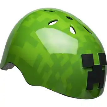 Walmart Minecraft 3D Creeper Face Bike Helmet, Youth 8+ (54-58 cm) offer