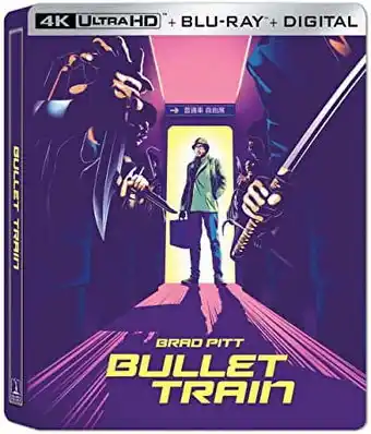 Walmart New Steelbook Bullet Train + Cards (4K / Blu-ray + Digital) offer