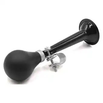 Walmart Unique Bargains 9inch Height Metal Rubber Air Horn Bicycle Bike Cycling Squeeze Trumpet Bell, Black offer