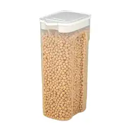 Walmart YOLOKE White Plastic Airtight Cereal Food Storage Container offer