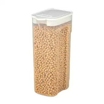 Walmart YOLOKE White Plastic Airtight Cereal Food Storage Container offer