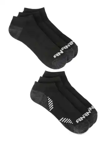 Walmart AND-1 Men's Pro Platinum Low Cut Socks, 6-Pack offer