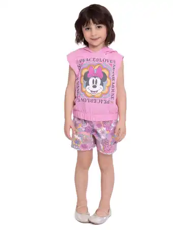 Walmart Disney Character Sleeveless Hooded Cosplay Top & Shorts, 2-Piece Set, Sizes 4-16 offer