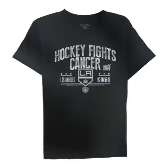 Walmart Old Time Hockey Boys Fights Cancer Graphic T-Shirt, Black, Big Kids (8-20), L offer