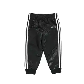 Walmart Adidas Girls Striped Athletic Track Pants, Black, Little Kids (4-7), 6X offer