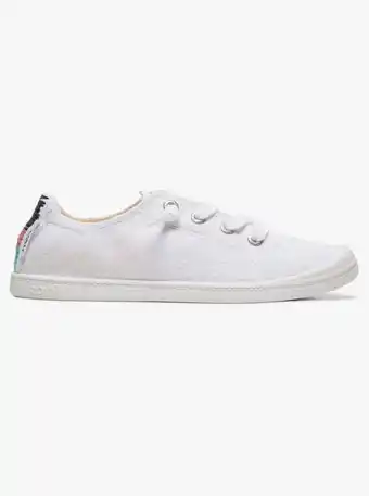 Walmart ROXY Womens Bayshore Lace-Up Shoe White - ARJS600418-WHT WHITE offer