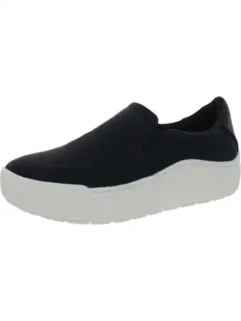 Walmart Dr. Scholl's Shoes Womens Time Faux Leather Lifestyle Slip-On Sneakers offer