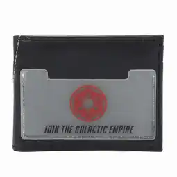 Walmart Star Wars Join The Dark Side Men's Black Bifold Wallet offer