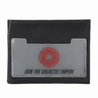 Walmart Star Wars Join The Dark Side Men's Black Bifold Wallet offer