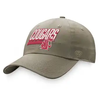 Walmart Men's Top of the World Khaki Washington State Cougars Slice Adjustable Hat offer